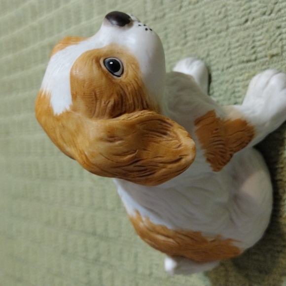 Vintage, Homco 1980, cocker spaniel miniature porcelain bisque figure. - Picture 2 of 5